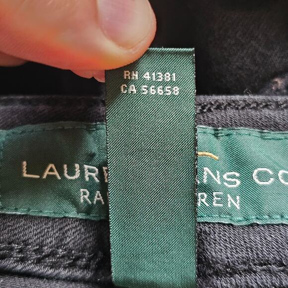 Lauren Ralph Lauren Jeans Womens 8 Modern Straight Curvy Stretch Denim Pants - Picture 12 of 14